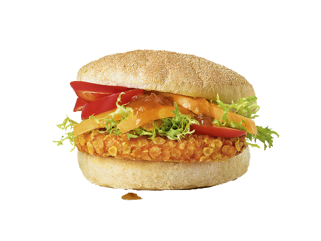 CRUNCHY CHICK'N BURGER